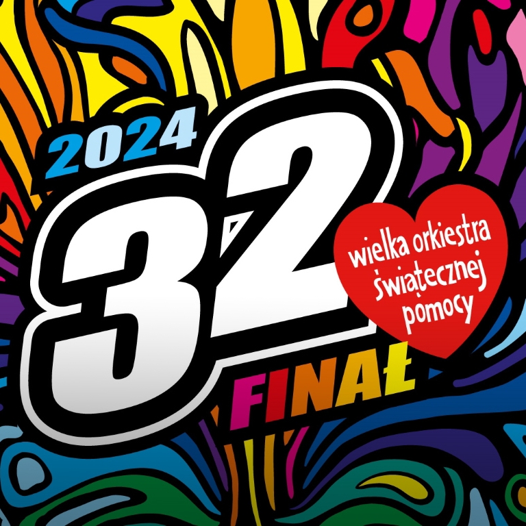 Logo 32. finału Wielkiej Orkiestry Świątecznej Pomocy