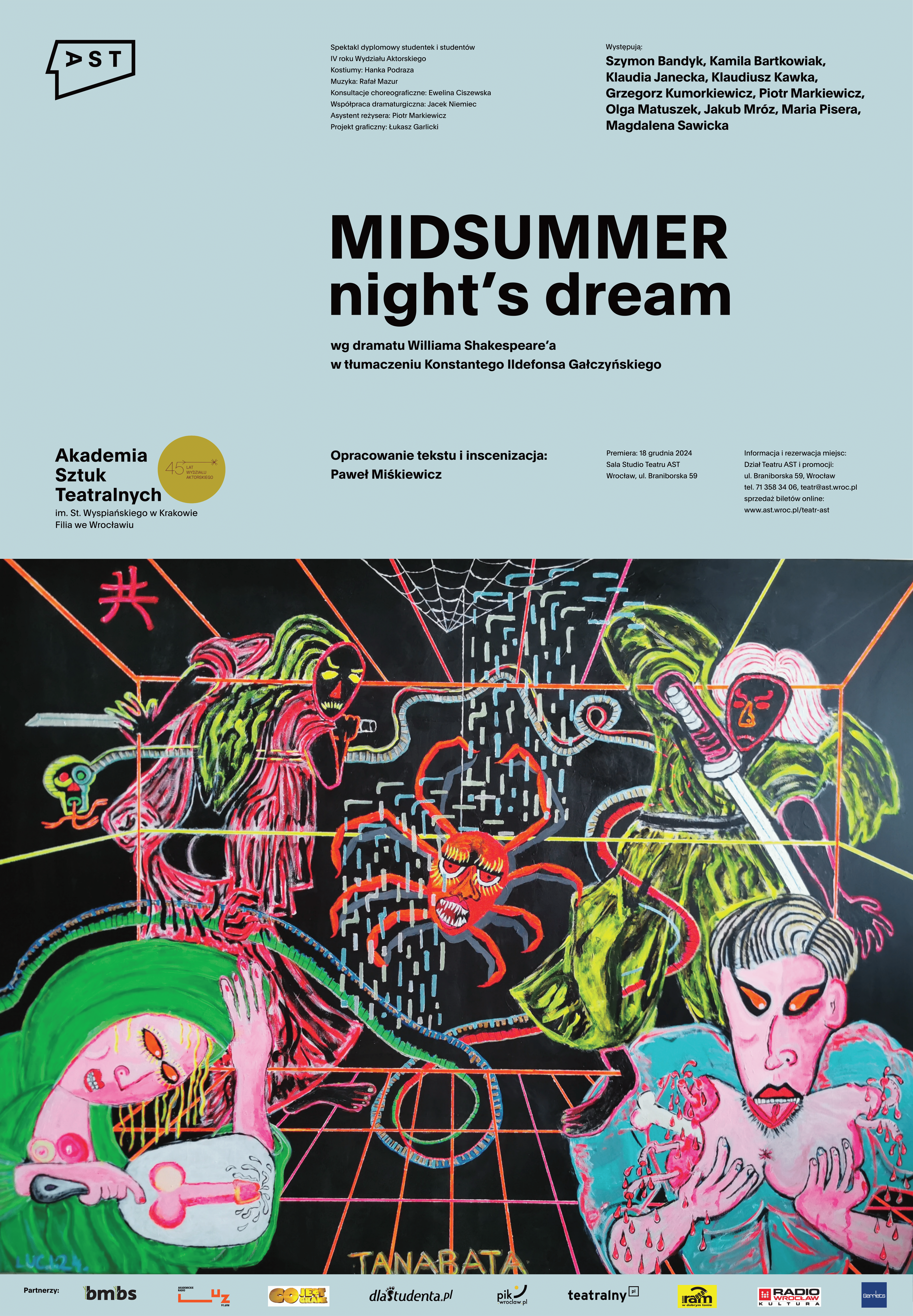Opis: MIDSUMMER night's dream | REŻ
