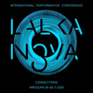 Plakat promujący międzynarodową konferencję performatywną 